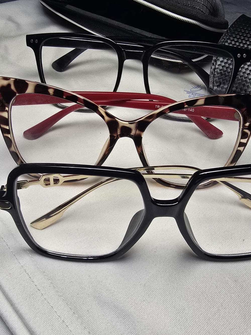 Set de 3 espejuelos sin aumento 👓✨
